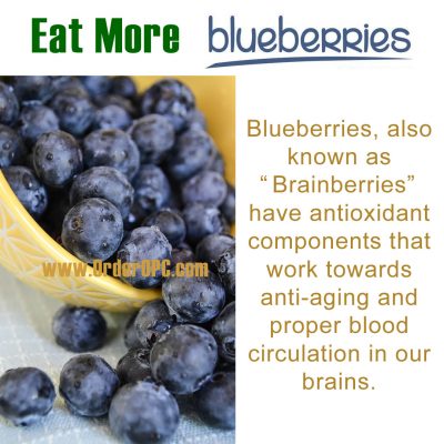 Eat more blueberries